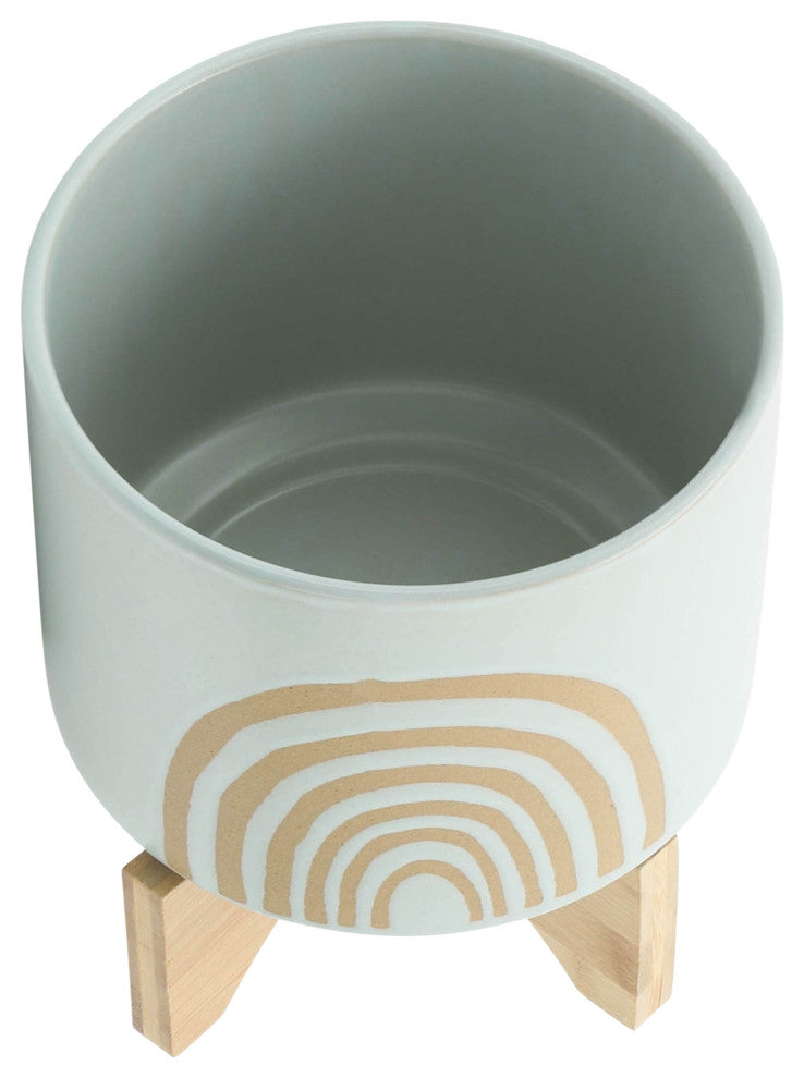 2-Piece Set Arch Planter With Stand, Mint