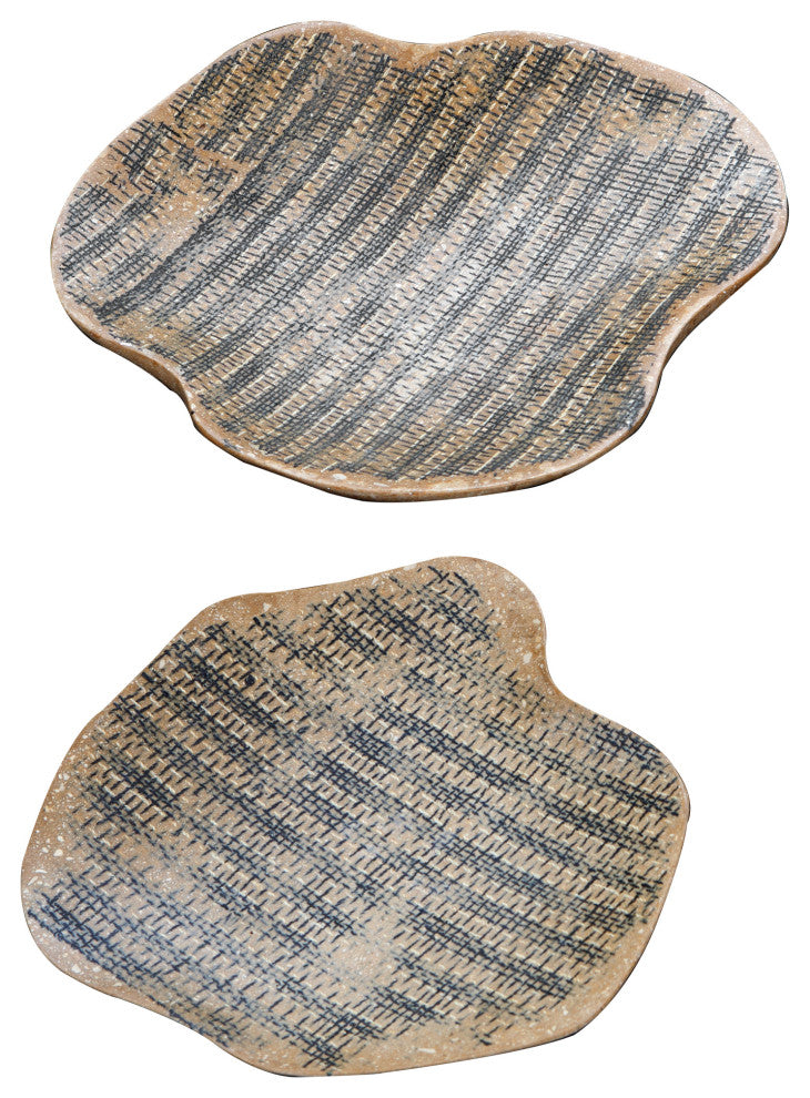 Uttermost - 17109 - Trays, Set/2 - Gypsy - Natural Beige Palm