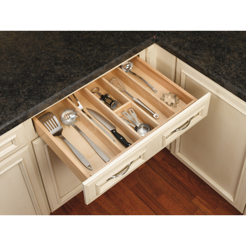 Wood Trim to Fit Utility Drawer Insert Organizer, 2.88", 24"W