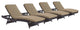 Convene Chaise Outdoor Patio, Set of 4