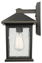 Z-Lite Portland 1 Light Outdoor Wall Light, Oil Rubbed Bronze