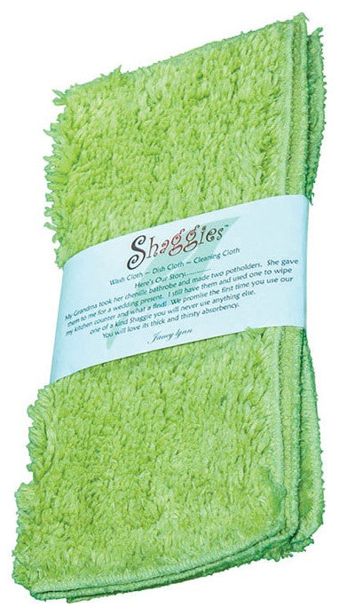 Janey Lynn's Designs 41-2500 Shaggies Kitchen Towel, Limealicious