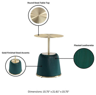 Manhattan Comfort 2-Piece Anderson Coffee Table and End Table 1.0