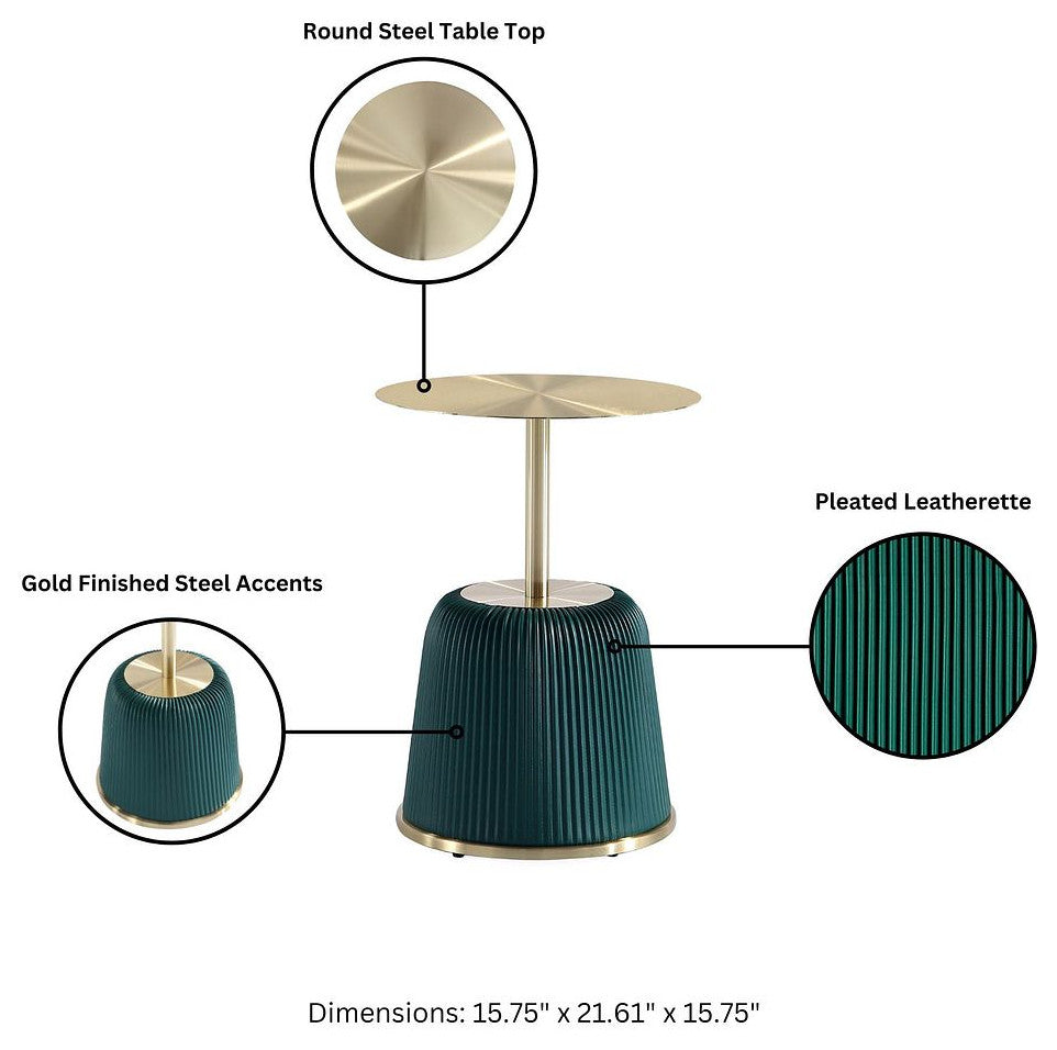 Manhattan Comfort 2-Piece Anderson Coffee Table and End Table 1.0