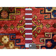 Red Turkeman Ersari with Geometric Design Hand Knotted Pure Wool Rug 8'8"x11'7"