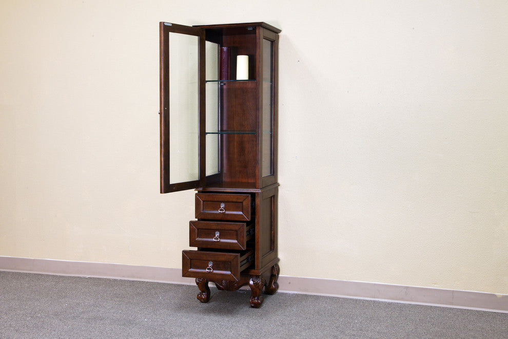 Bevington 18" Linen Cabinet, Walnut
