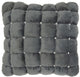 Nourison Home 20"x20" Sofia Quilted Swarovski Dark Gray Throw Pillows