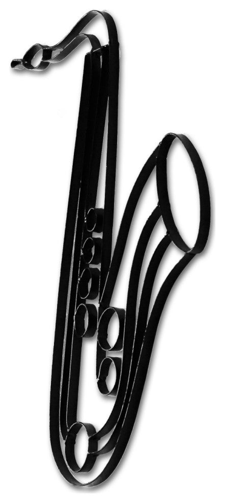 Metal Saxophone Wall Decor and Sculpture