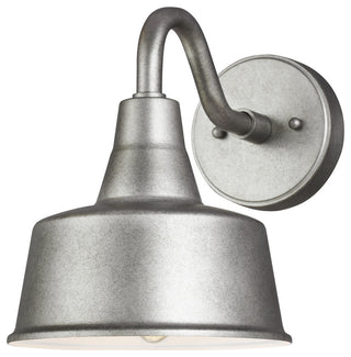 Barn Light 1-Light Outdoor Wall Lantern, Weathered Pewter