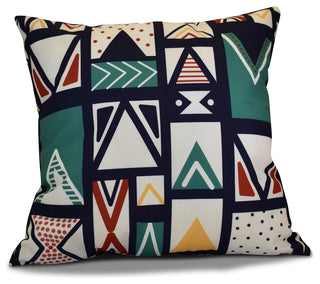 Merry Susan Pillow, Navy Blue, 16"x16"