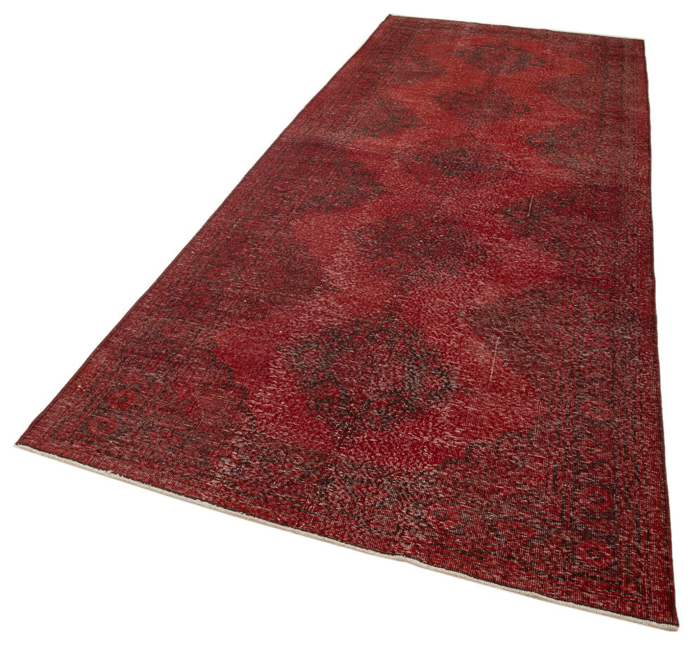 Rug N Carpet - Handmade Anatolian 4' 9" x 12' 6" Antique Runner Rug