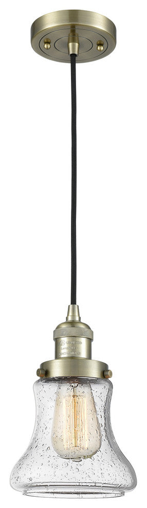 Innovations Lighting 201C-Ab-G194 1 Light Mini Pendant