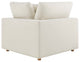 Modular Sofa Corner Chair, Beige, Fabric, Modern, Lounge Cafe Hotel Hospitality