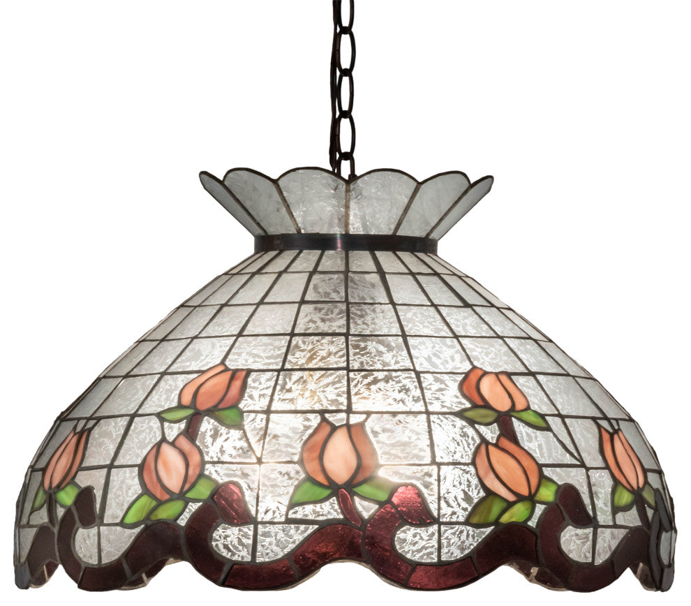 20 Wide Roseborder Pendant
