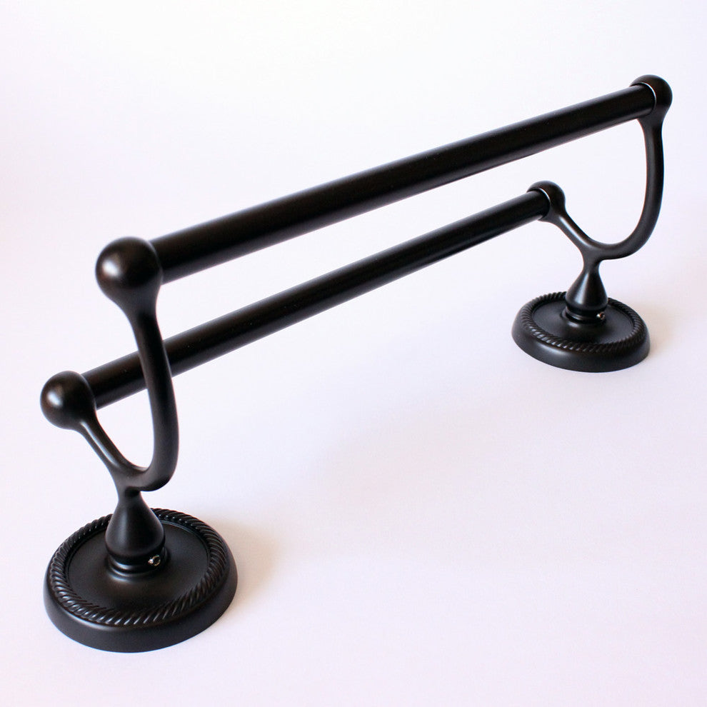 Riverside 24" Double Towel Bar, Oil Rubbed Bronze