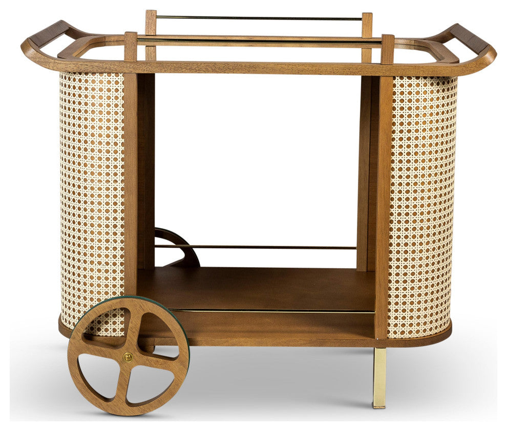 Dinda Bar Cart, Pecan
