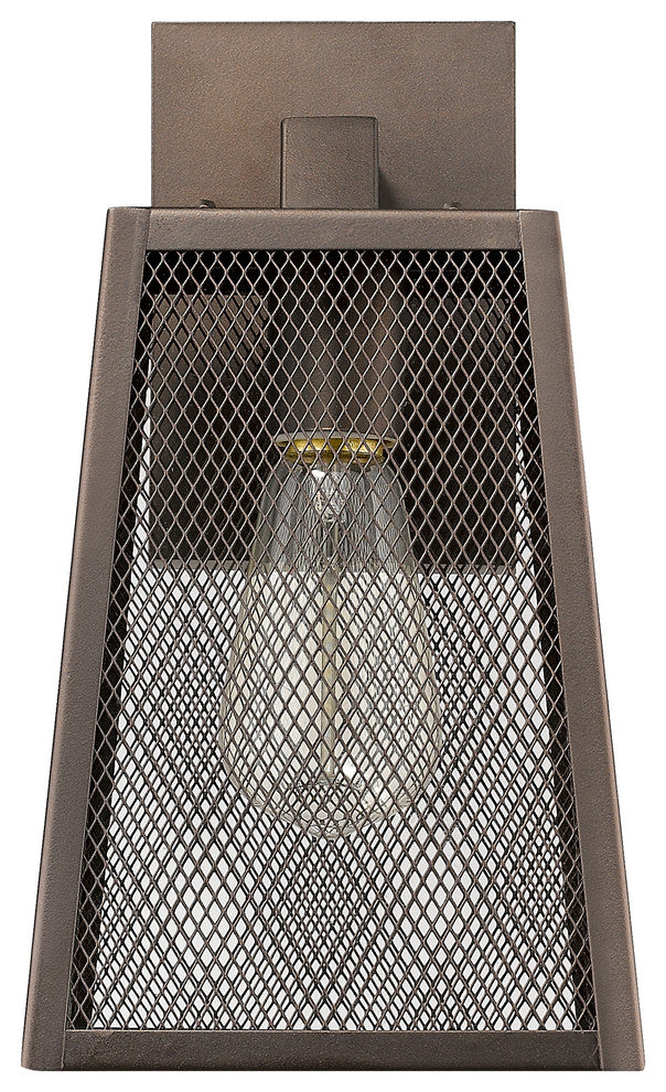 CHLOE Lighting EMERSON 1-Light Rubbed Bronze Outdoor Wall Sconce 12"