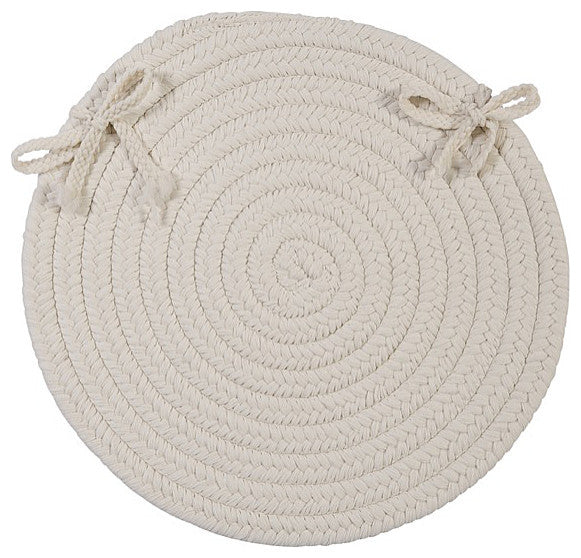 Colonial Mills Chair Pad Boca Raton White Chair Pad