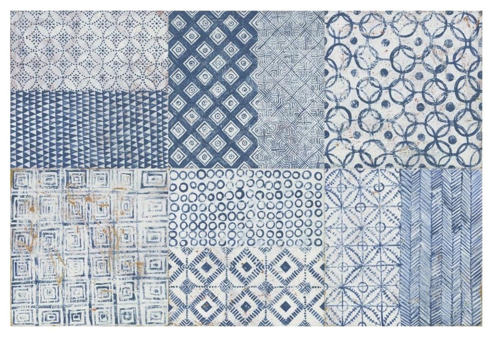 "Maki Tile XVII" Digital Paper Print by Kathrine Lovell, 62"x42"