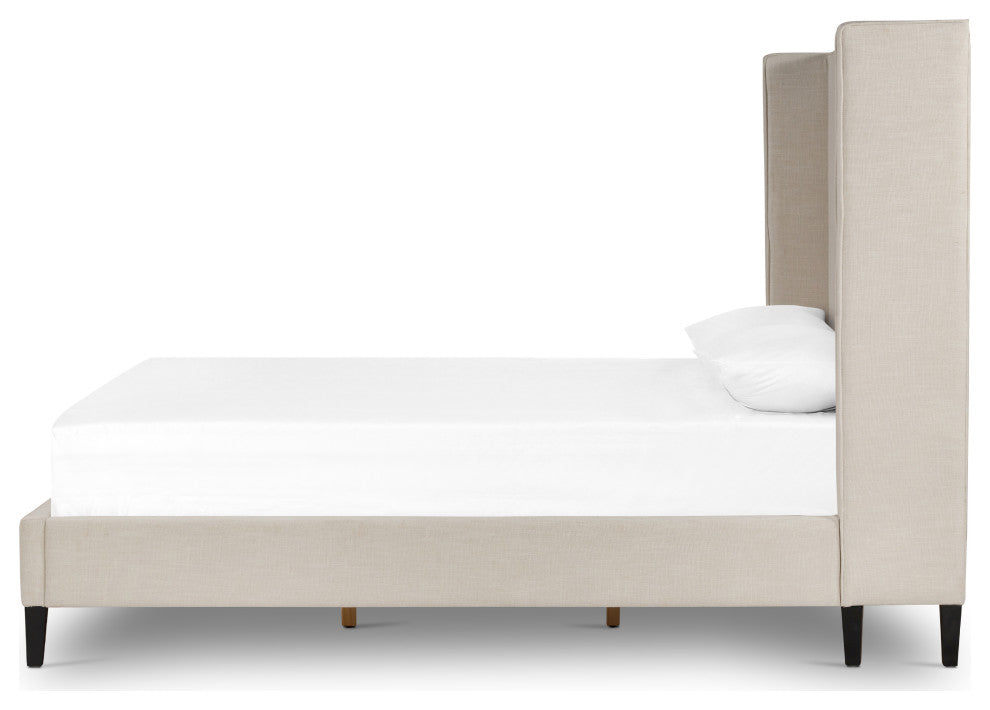 Madison Bed-Cambric Ivory-King
