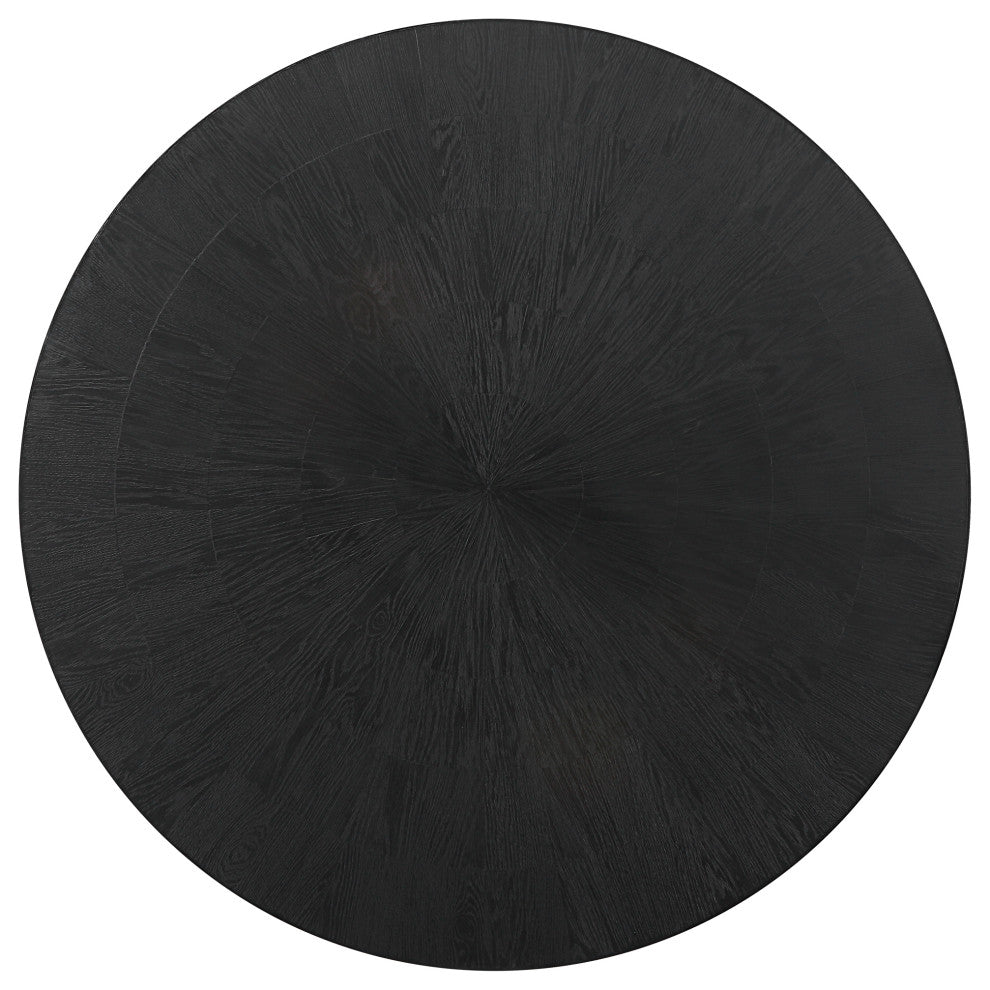 Uttermost Gidran Round Black Dining table