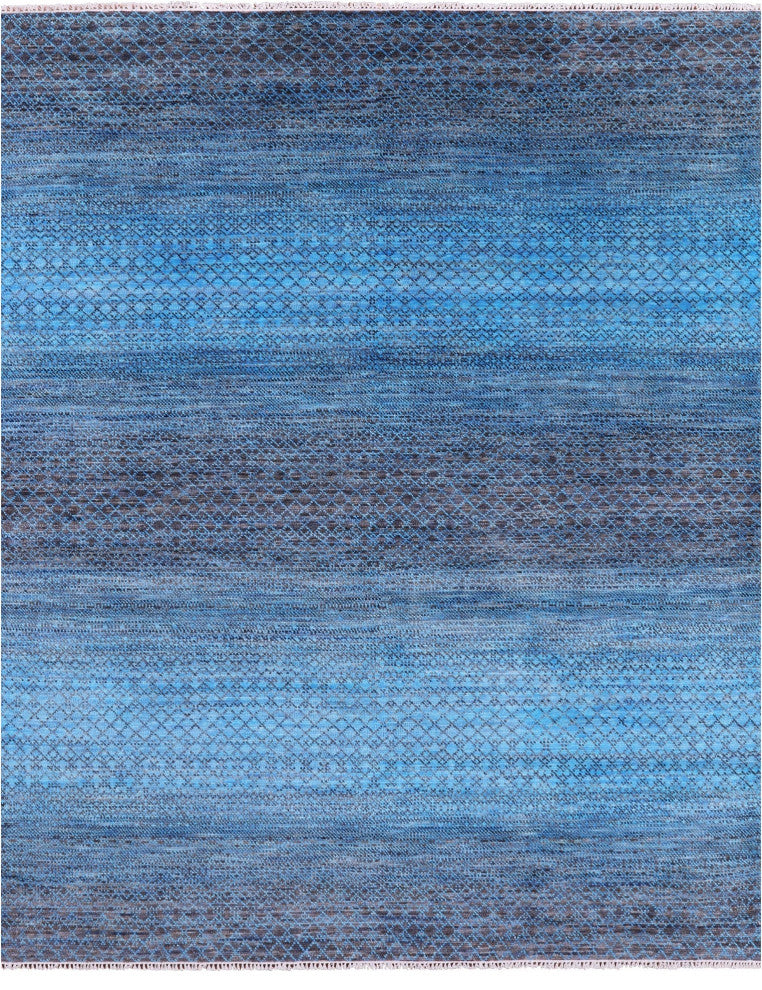 7' 11" X 10' 4" Savannah Grass Handmade Wool Rug - Q13247
