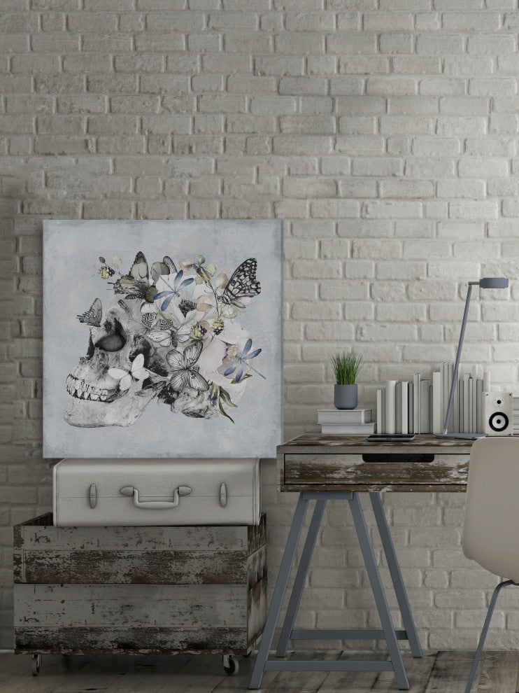"Stay Positive" Painting Print on Wrapped Canvas, 12x12