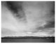 "Wider strip of mountains, Yellowstone Lake, 1941-1942" Paper Art, 24"x19"