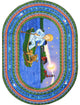 Kid Essentials Rug, Row Your Boat, 7'8"x10'9" Oval