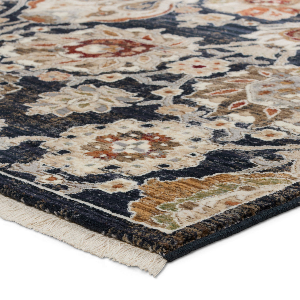 Vibe Althea Floral Blue/Cream Area Rug 10'X14'