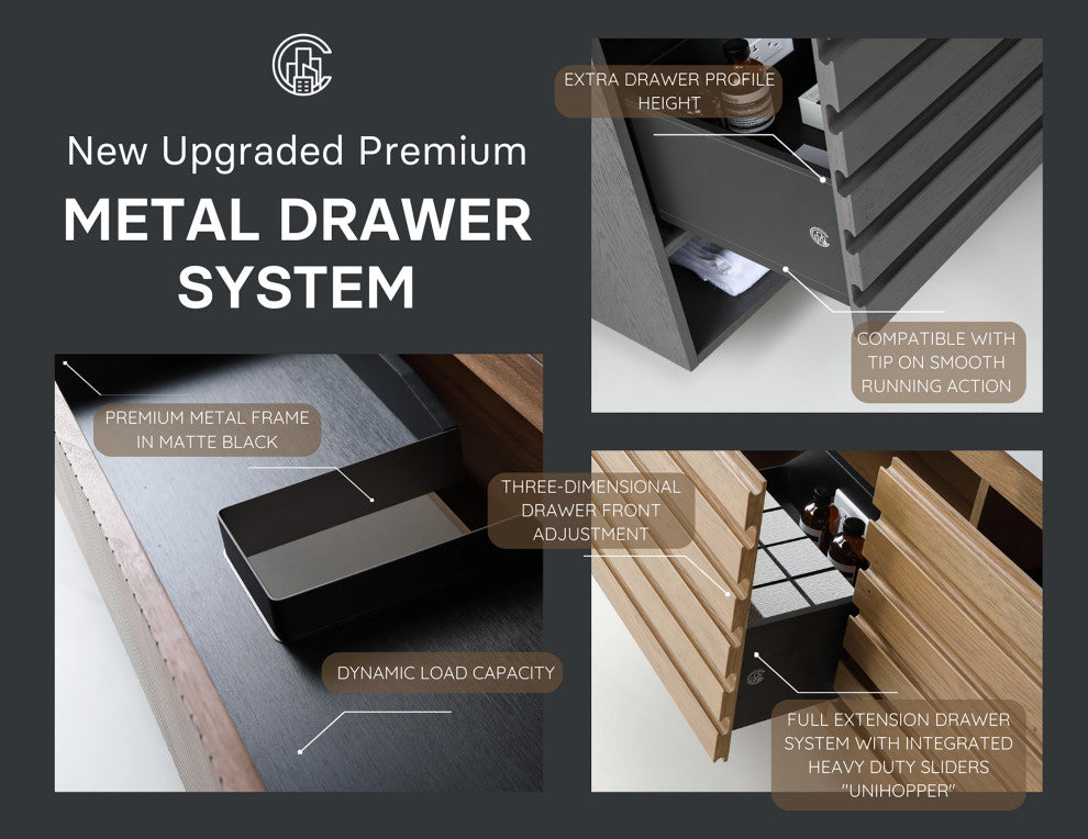 Newton Bath Vanity, Walnut, 72", Double Sink, Freestanding