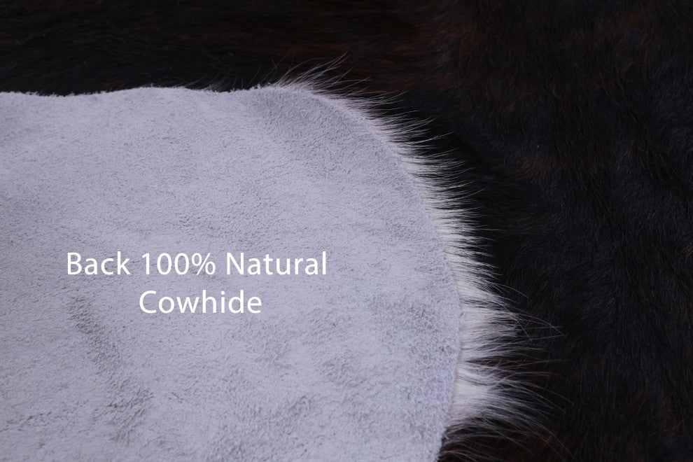 6' 6" X 5' 6" Natural Cowhide Rug C1906