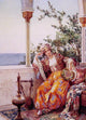 Amedeo Momo Simonetti On the Balcony - 18" x 27" Premium Canvas Print