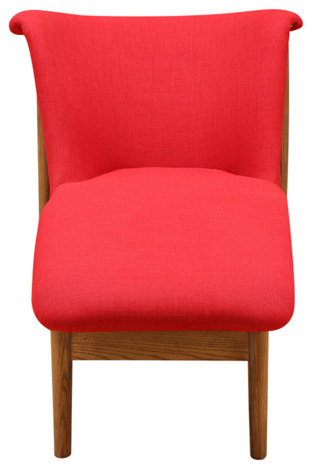 Modern Classics Ash Lounge Chair, Red
