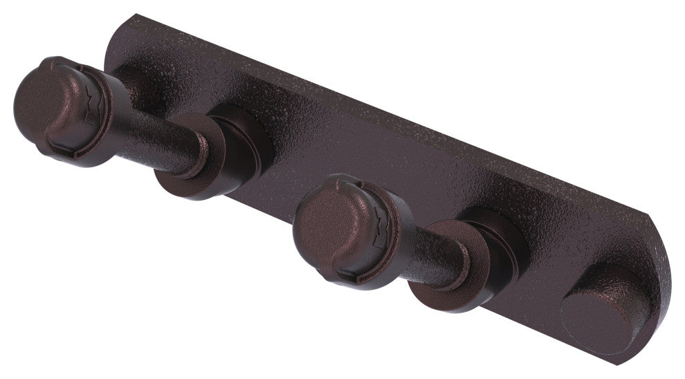 Pipeline 2 Position Multi Hook, Antique Bronze