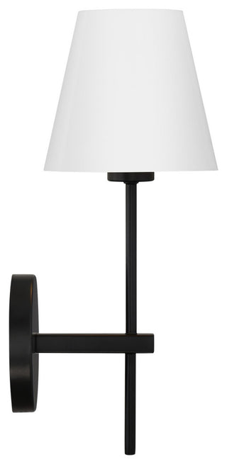 Crystorama Lighting Group XAV-B8321 Xavier 15" Tall Wall Sconce - Matte Black