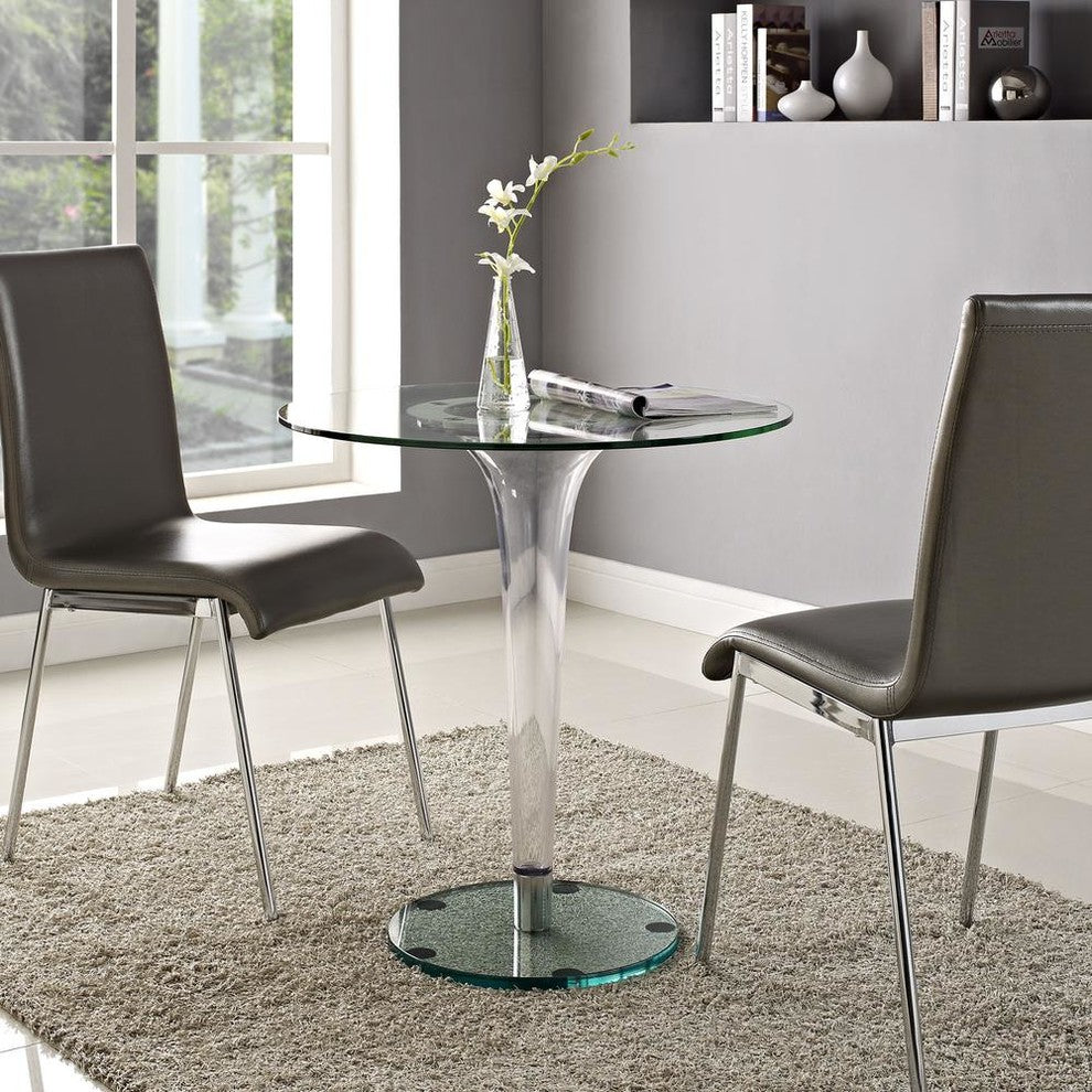 Gossamer Dining Table in Clear