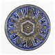 "Blue and Black Painted Bowl" Print 16th Century Persian Artisan, 20"x20"