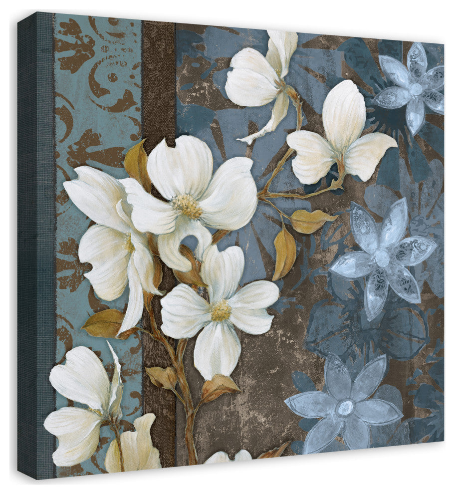 Peaceful Flowers 24x24 Canvas Wall Art