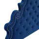 Diana Tufted Performance Velvet Twin Headboard Navy