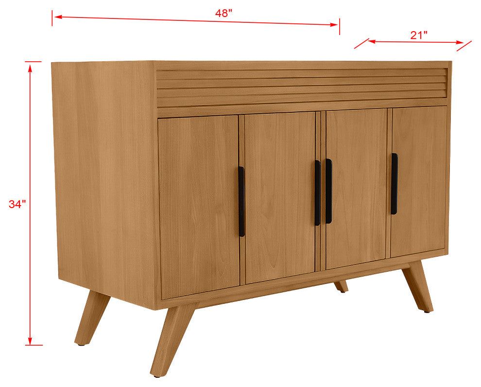 Avanity Taylor 48" Vanity Only, Natural Teak