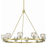 Crystorama Lighting Group ARA-10265 Aragon 10 Light 36"W LED - Soft Brass