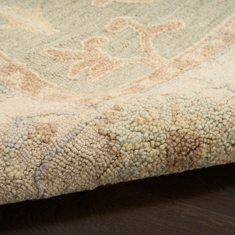 Nourison Maison 9'9" x 13'9" Sage Ivory Vintage Indoor Rug