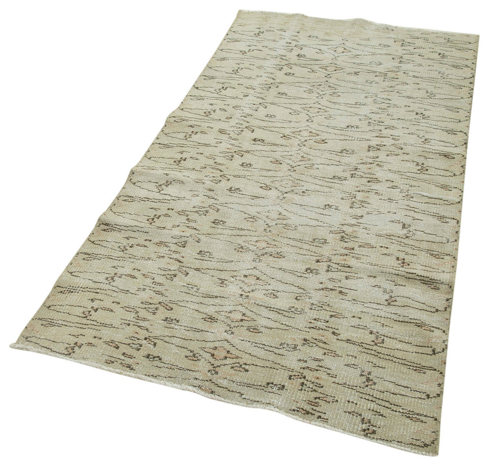 Rug N Carpet - Handmade Turkish 3' 1'' x 6' 0'' Rustic Over dyed Rug