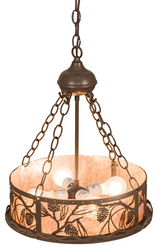 16 Wide Whispering Pines Inverted Pendant