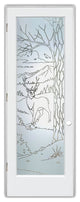 Interior Prehung Door or Interior Slab Door - Wandering White Tail - Primed...