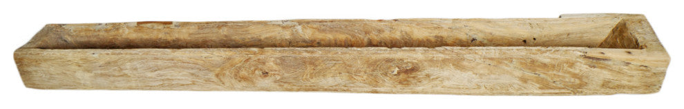 Consigned Old Narrow Wood Trough 2