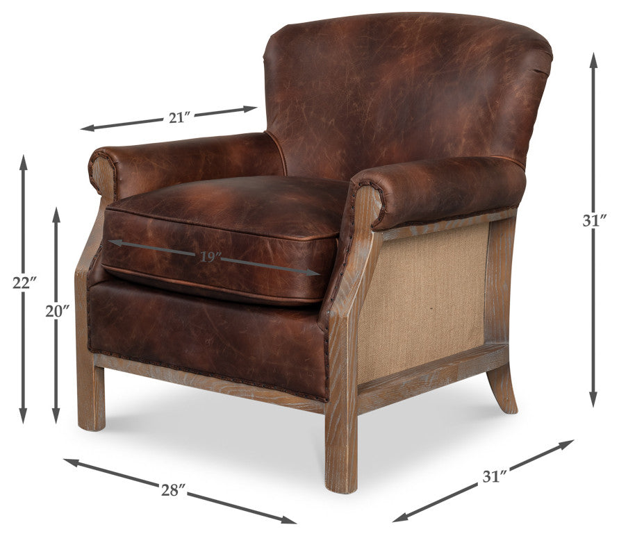 Deconstructed Classic Club Chair