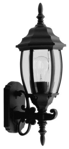 Kingston Outdoor Wall Lantern, Black