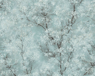 Floral Textured Wallpaper Featuring Tree Branches And Leaves, 374203